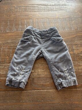 5/$10 Bebe Embroidered Corduroy Pants